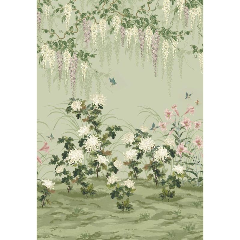 Wisteria Bloom Mural
