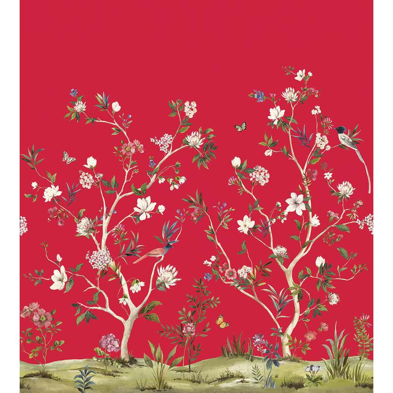 Chinoiserie Magnolia Mural