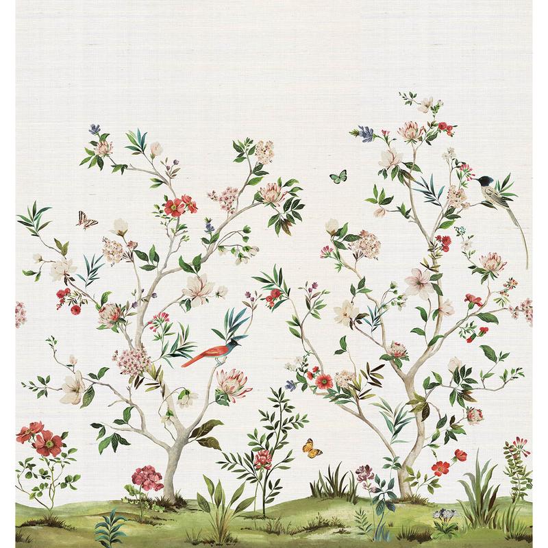 Chinoiserie Magnolia Mural