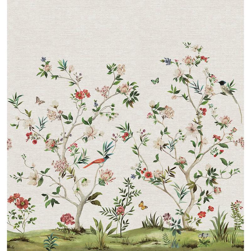 Chinoiserie Magnolia Mural