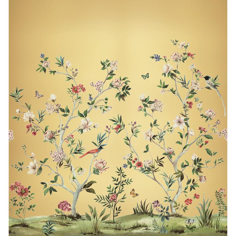 Chinoiserie Magnolia Mural